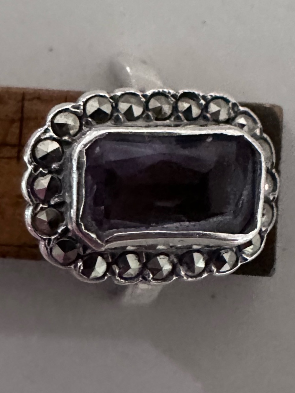 LAVENDER STONE SET IN STERLING